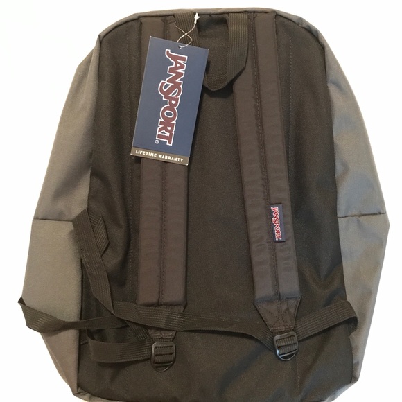 NWT Jansport Superbreak Backpack Forge Grey - Picture 4 of 4